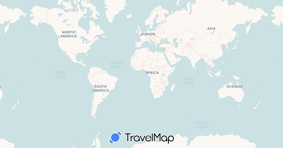 TravelMap itinerary: driving in United States (North America)